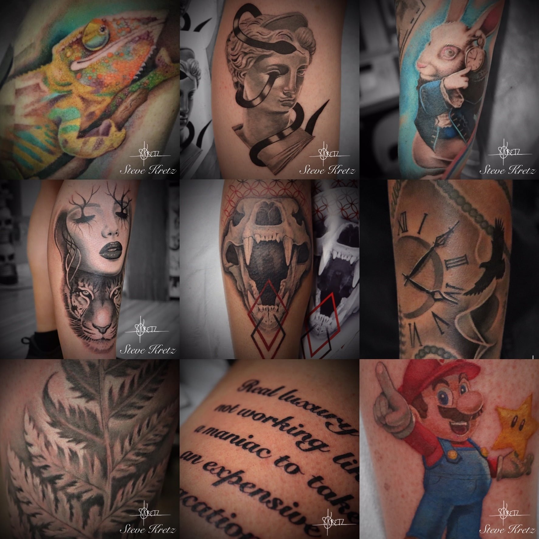 The Ink Lab -Steve Kretz - Realistic Tattoo Whistler